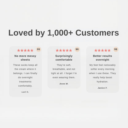 SilkySole Overnight Occlusive Spa Socks